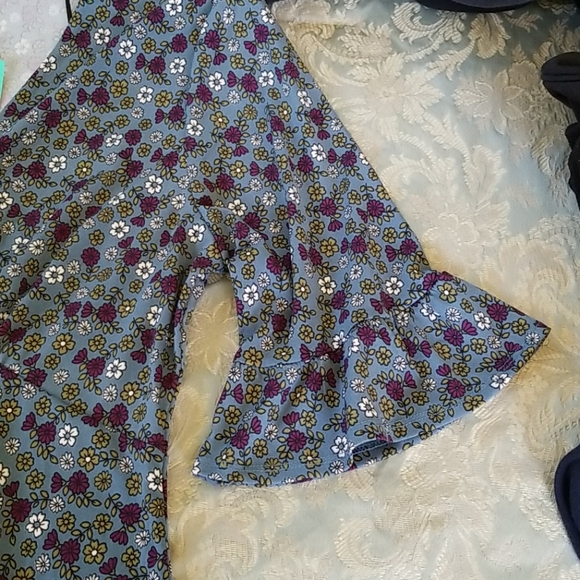 NWT Kaileigh Moira Floral Dress Sz XL Multicolored V Neck 3/4 Sleeve Ruffles - Picture 8 of 9